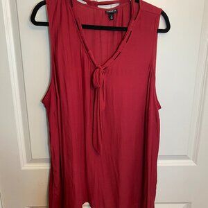 Torrid- Red Sleeveless Blouse - Size 3